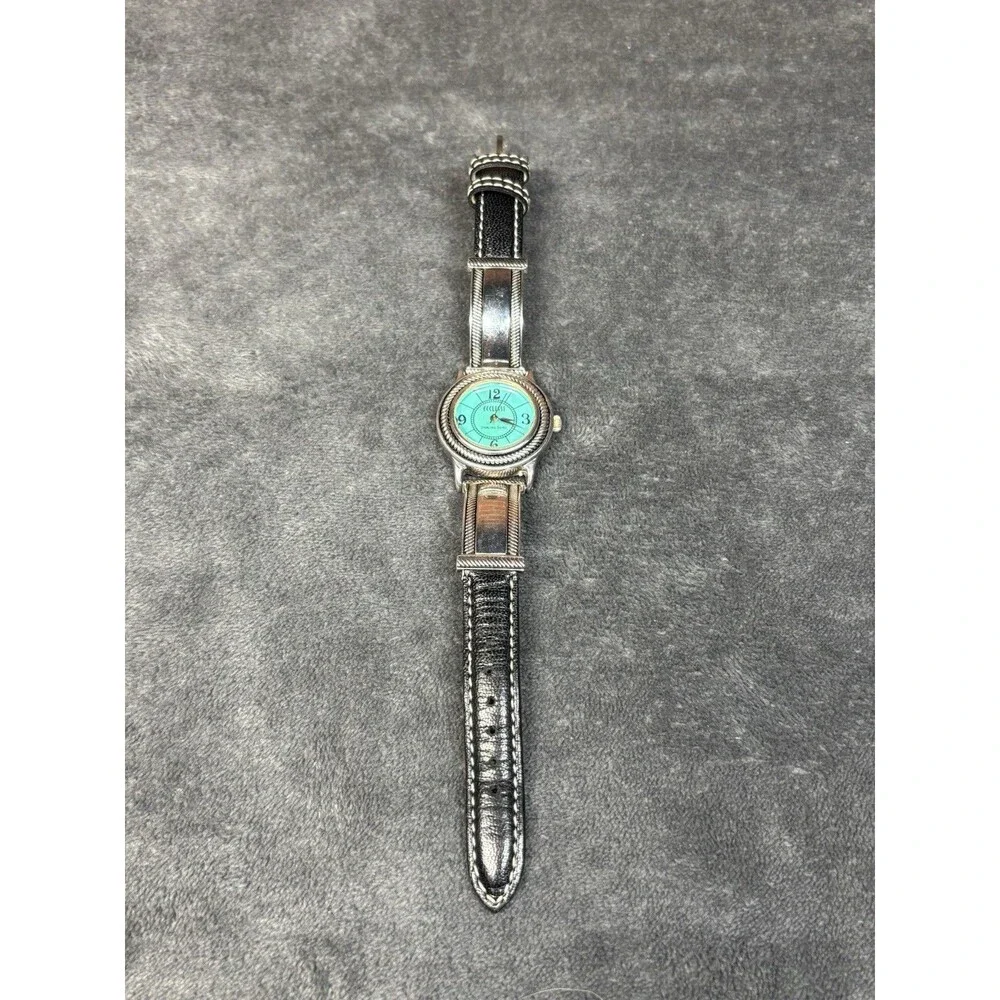 Ecclissi Sterling Silver 925 Turquoise Ladies Watch Parts/Repair Untested